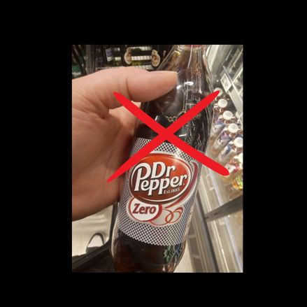 Nyopdaget d. 3/6 - 2023 Dr. Pepper zero indeholder Aspartam