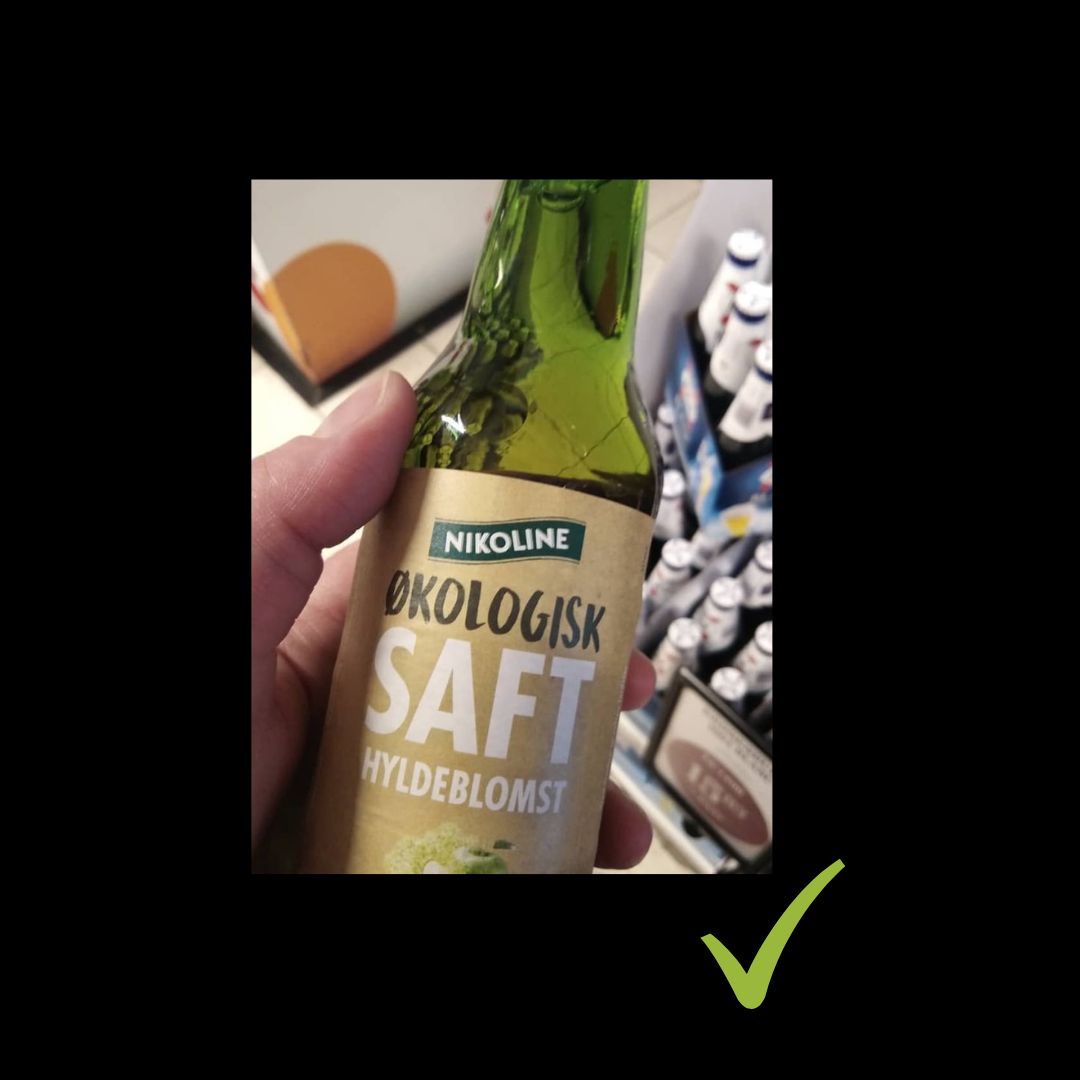 Økologisk hyldeblomst saft 