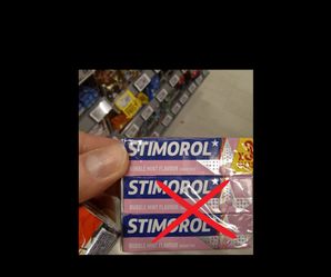 Stimorol bubble mint tyggegummi indeholder Aspartam